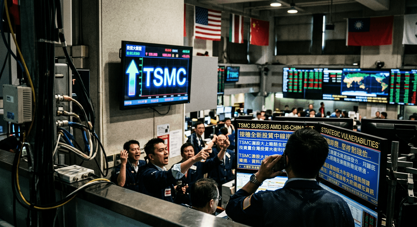 TSMC Stock Surges Amid Geopolitical Tensions: Taiwan's Chip Giant at the Center of US-China Economic Rivalry