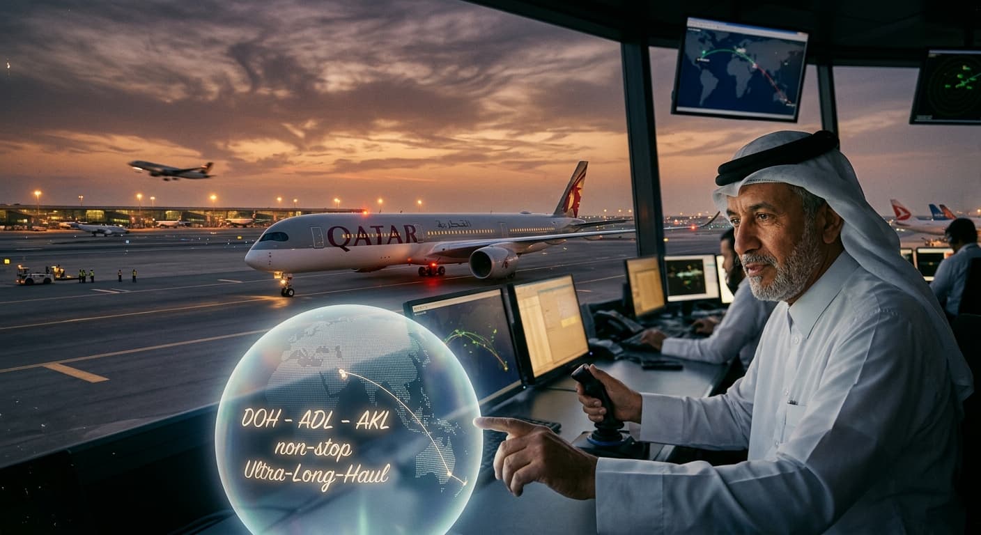 Qatar Airways' Ultra-Long-Haul Expansion: How Aviation Mega-Routes Are Reshaping Global Trade, Energy Politics, and Geoeconomic Influence