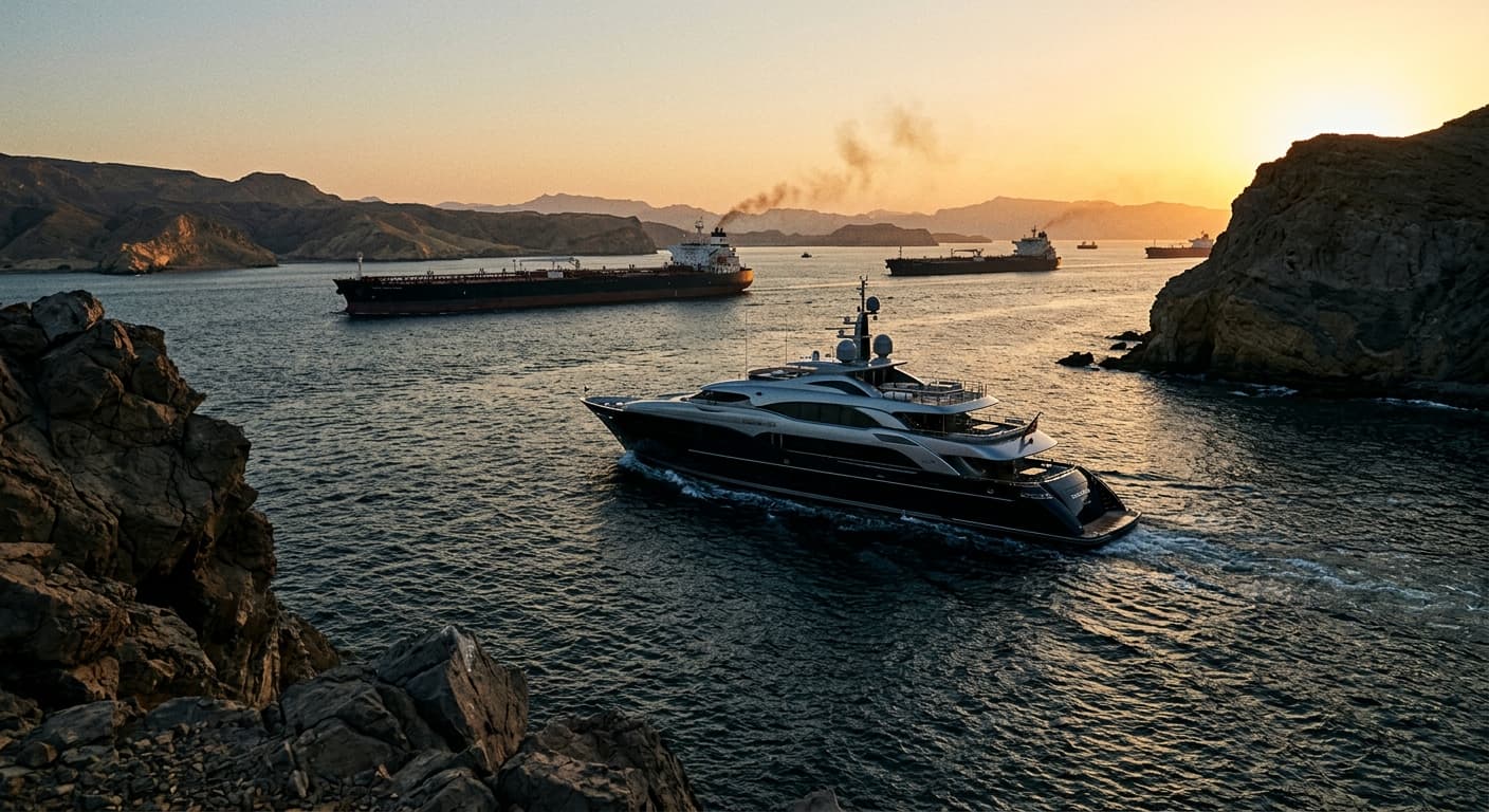 Russian Superyachts and the Strait of Hormuz: How Luxury Assets Reveal Sanctions Evasion Tactics and Energy Chokepoint Vulnerabilities