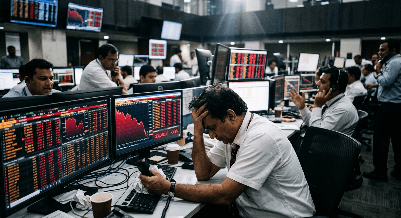 Nifty 50 Crash 2026: Why Indian Stocks Plunged Below 23,100 Amid Oil Spike and Global Risk-Off
