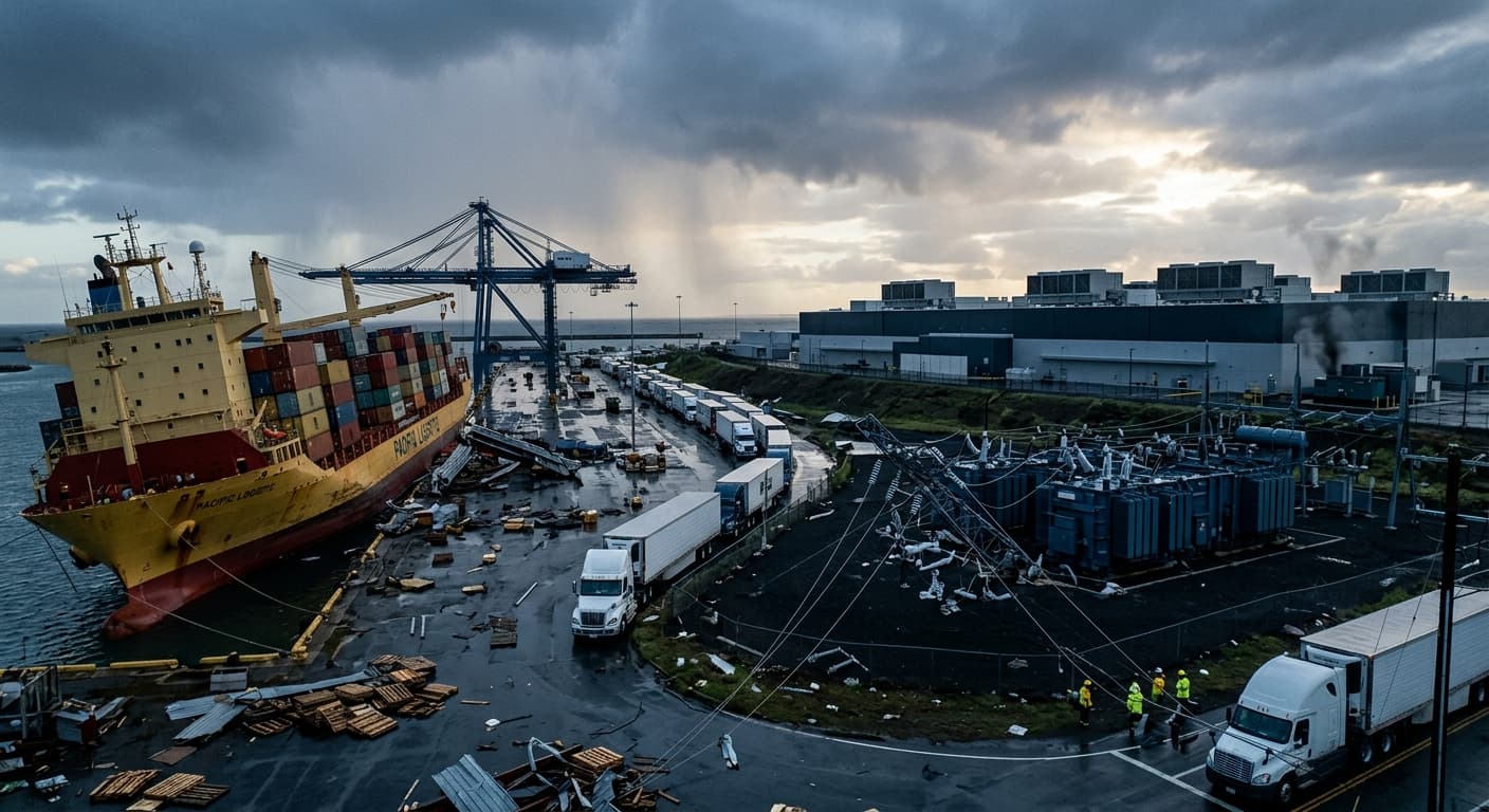 Hawaii Storm 2026: How Tropical Cyclone Risks Disrupt Pacific Supply Chains, Energy Infrastructure, and AI Data Center Expansion