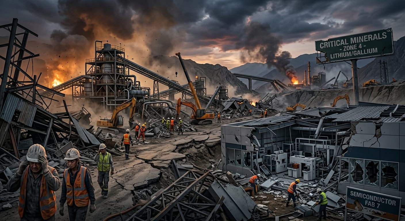 How 2026 Earthquakes Reshape Critical Minerals Supply Chains, Semiconductor Markets, and AI Data Center Expansion
