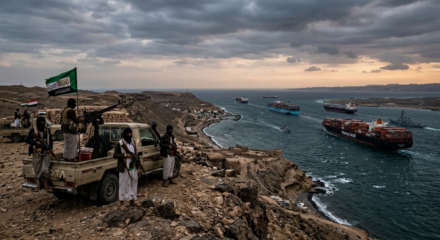 Houthi Advances in Yemen Expose Bab el-Mandeb Supply Chain Chokepoints and Red Sea Shipping Risk Premiums