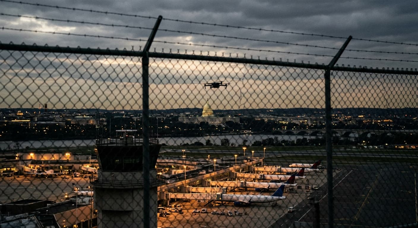 How Unauthorized Drone Incidents Over DCA Expose AI Data Center Grid Constraints and Critical Minerals Supply Chain Risks