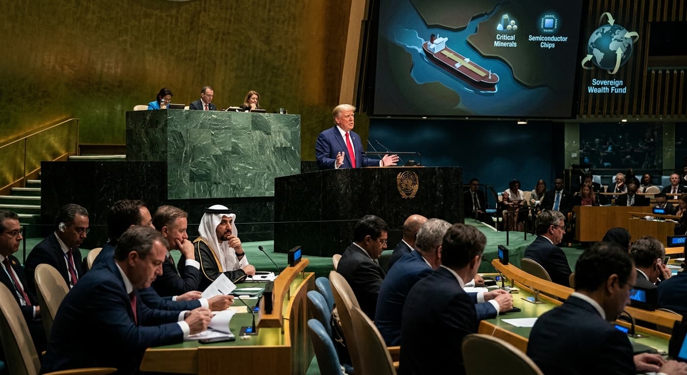 How Trump’s 2026 UN Address Reshapes Strait of Hormuz Risks, Critical Minerals Strategy, and Sovereign Wealth Fund Allocations