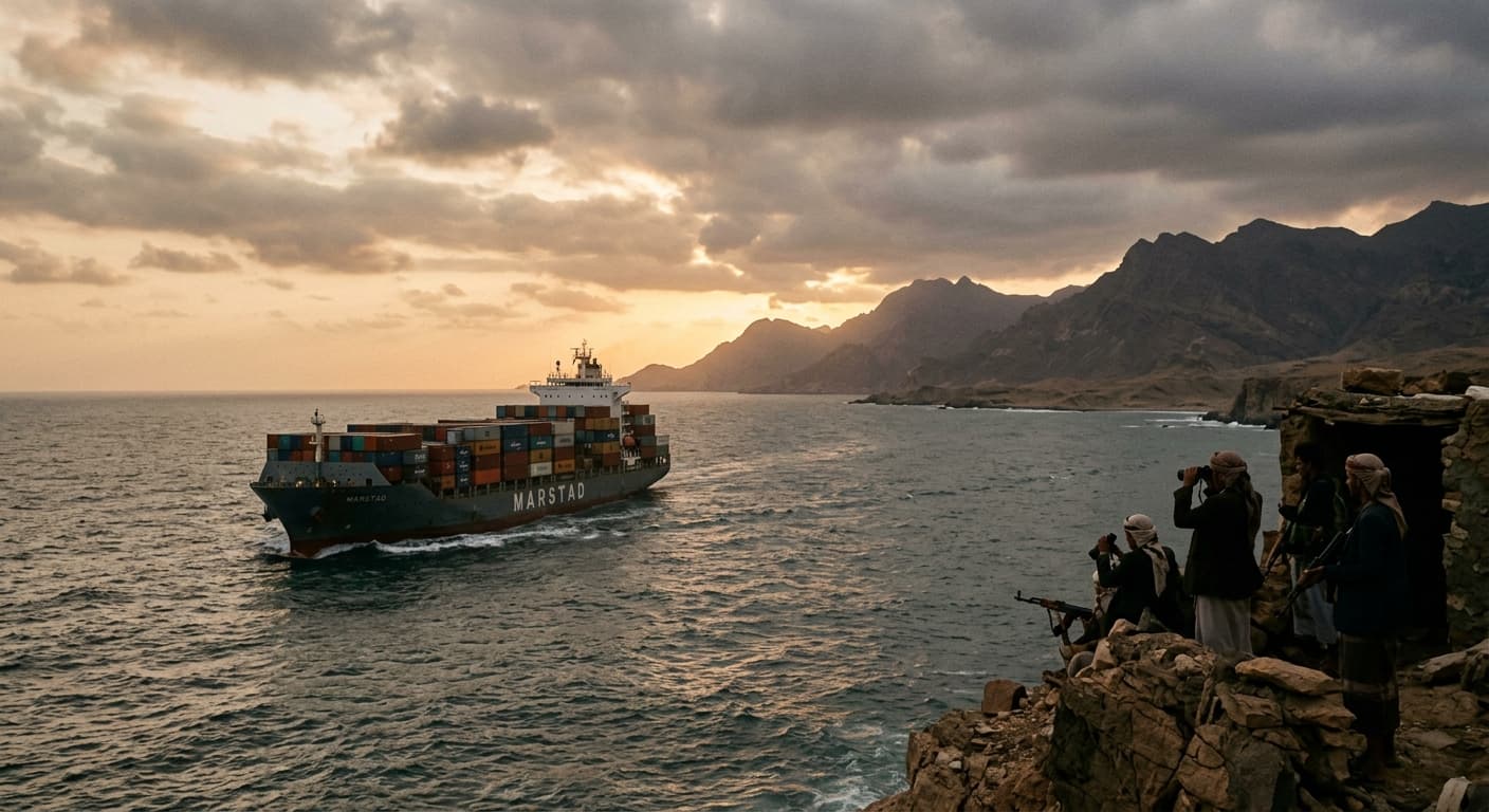 How Houthi Advances in Yemen Expose Bab el-Mandeb Supply Chain Chokepoints and Red Sea Shipping Risk Premiums