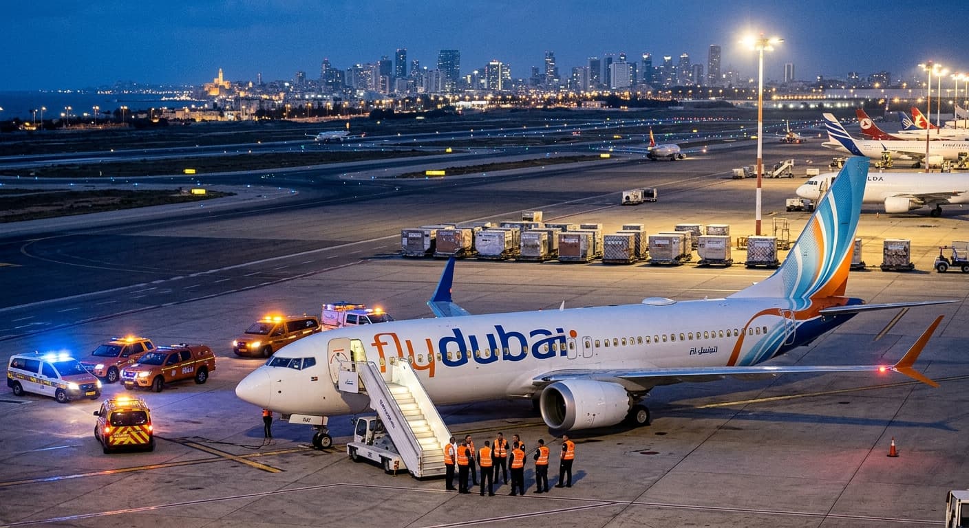Flydubai Incident 2026: How Israel Aviation Emergency Exposes Middle East Airspace Chokepoints and Aviation Supply Chain Risks