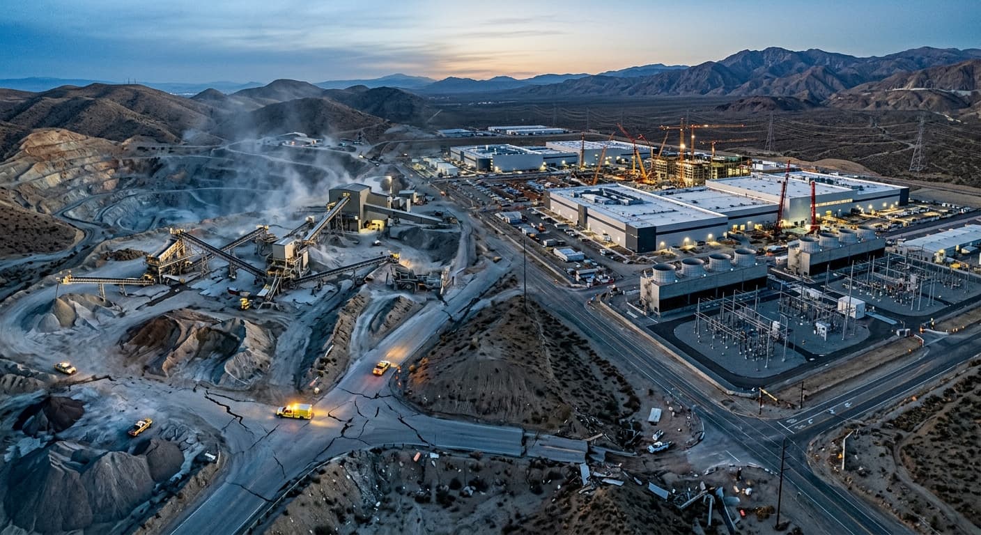 How Recent California Earthquakes Reshape Critical Minerals Supply Chains, Semiconductor Markets, and AI Data Center Expansion
