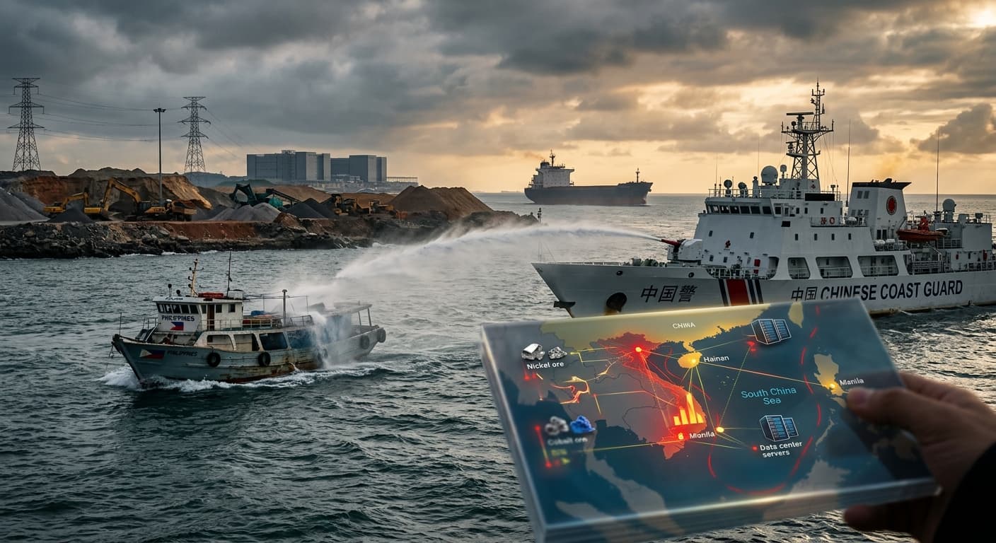 Philippines China South China Sea Tensions: How Escalating Threats Reshape Critical Minerals Supply Chains and AI Data Center Risks