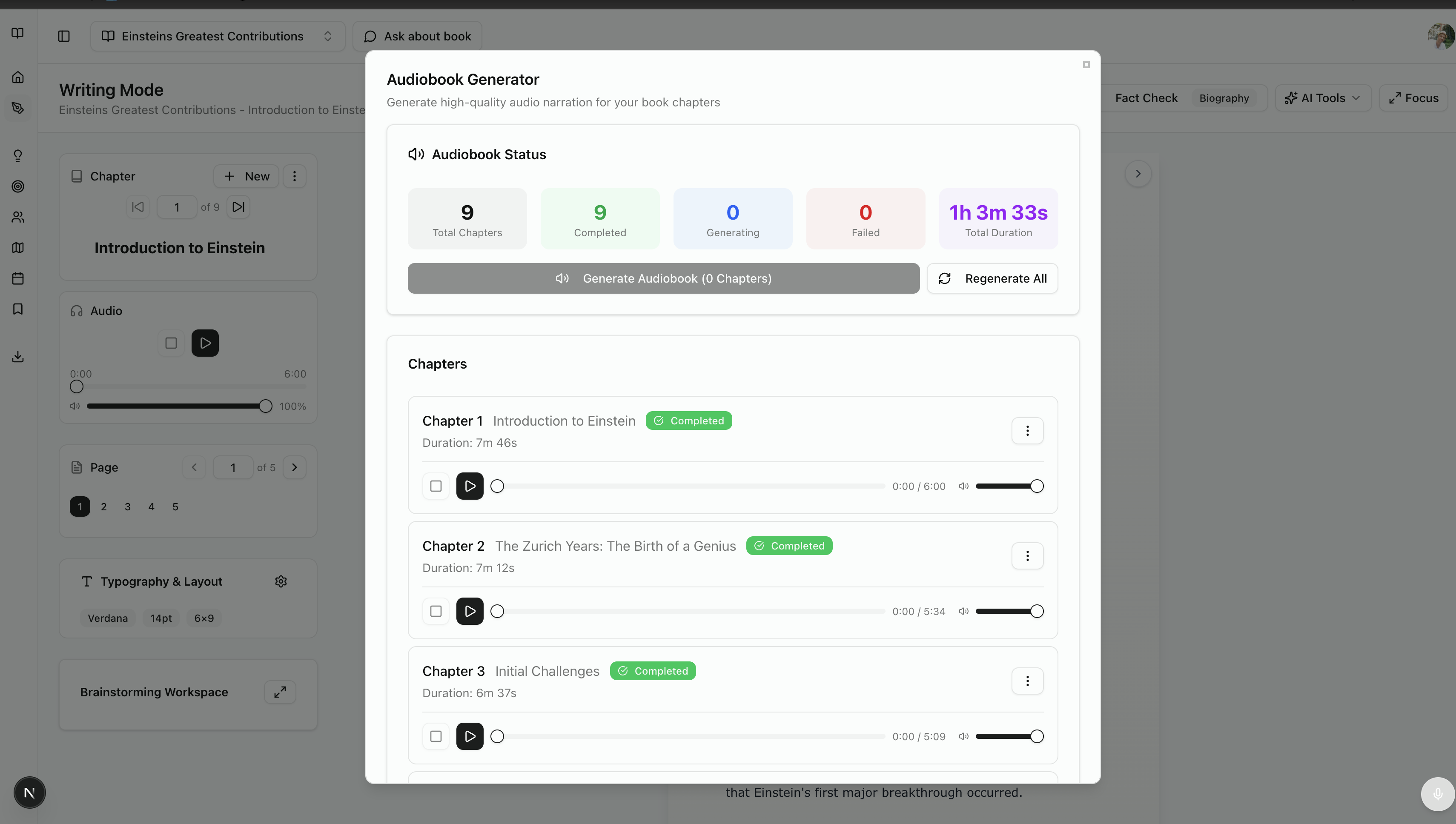 Audiobook Generation